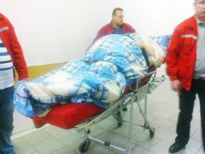 Перевозка лежачих больных большого веса по Киеву